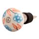 Orange Leaf Flower Ceramic Wine Stopper